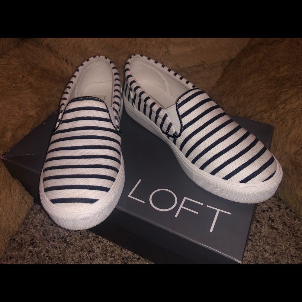 Ann Taylor LOFT slide sneakers